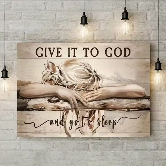 "Give It to God" Canvas Art - Ready to hang - Picture 4 of 4